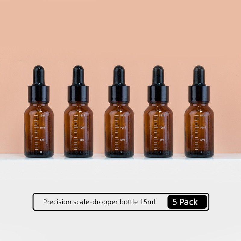 Scale Dropper Essential Oil Dark Brown Medical Storage Bottle