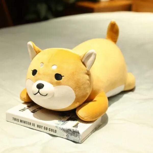 Cute Husky Shiba Inu Corgi Dog Plush Toy Stuffed Soft Animal Dog Pillow Christmas Gift Peluche Kawaii Present
