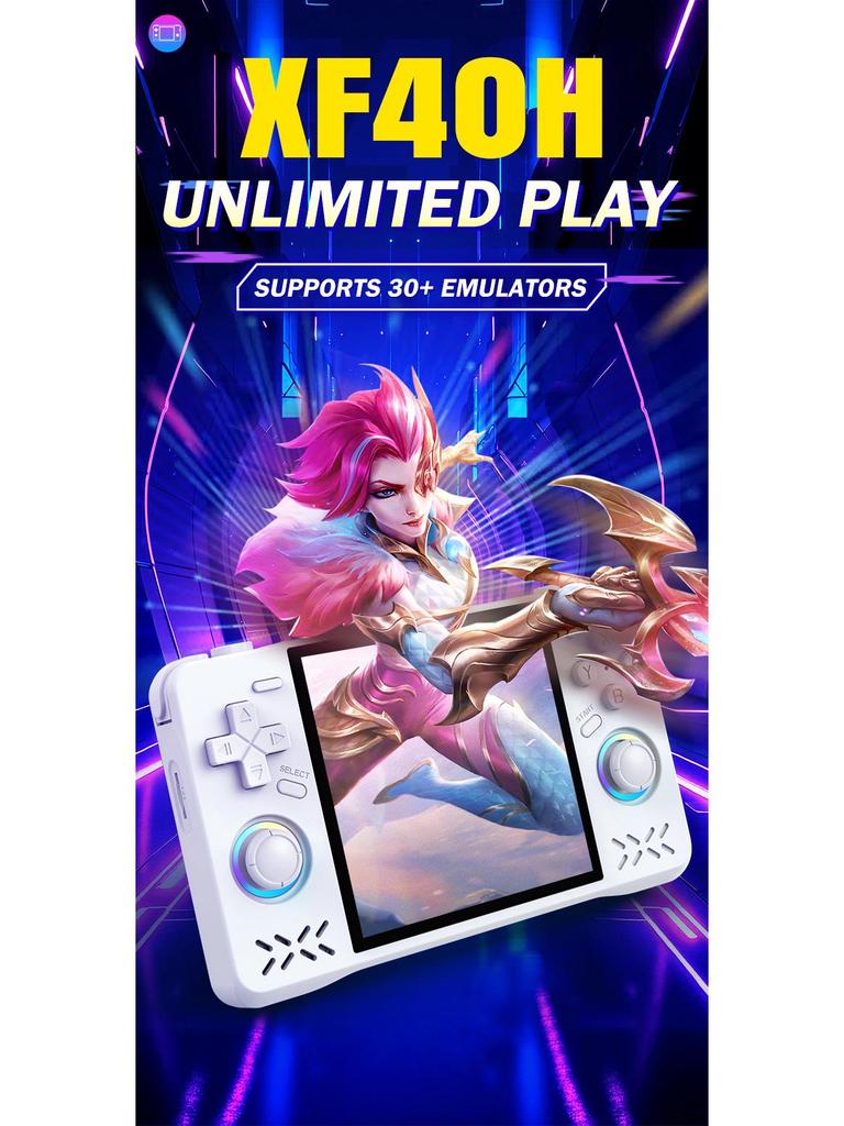 XF40H 4-inch Handheld Console with WIFI for Online Battles, PSP and GBA Compatible
