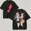 BanG Dream! Washed T-shirt Anime Lover Harajuku New Model Unisex Oversized Vintage Loose Streetwear Short High Quality Couples
