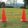 2 Pack Sports Training Cones Plastic Marker Training Traffic Cones for Skate, Soccer, Football, Assorted Colors, 12 Inch