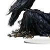 Halloween Witch Decoration Witch Decor Spooky Halloween Crow Witch Acrylic Ornament for Home Office Decor 2d Raven for Bookshelf