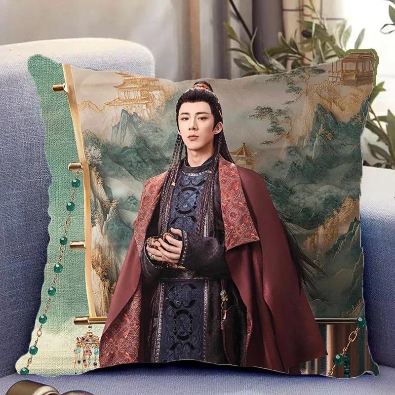 Zhao Lusi Liu Yuning Poster Double-side Printing Pillowcase TV The Story of Pearl Girl Drama Stills Home Decor Cushion Cover