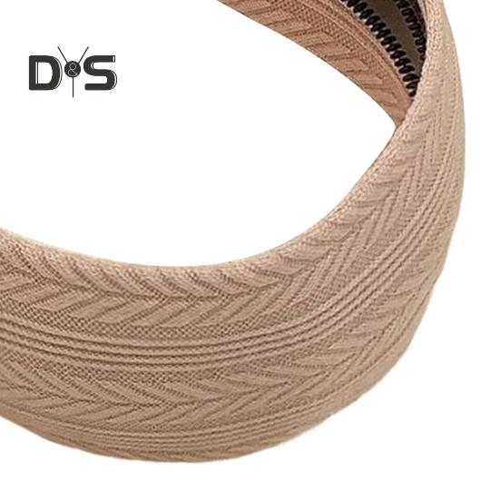 Dámská retro čelenka Elastický design Široká vlasová obruč Nastavitelný střih Lehký Pohodlný vlasový doplněk