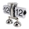 Retro Digital Flip Down Clock Flip Desk Clock Mechanical Battery Powered Home Office Decor 2 Legs 12 Hour