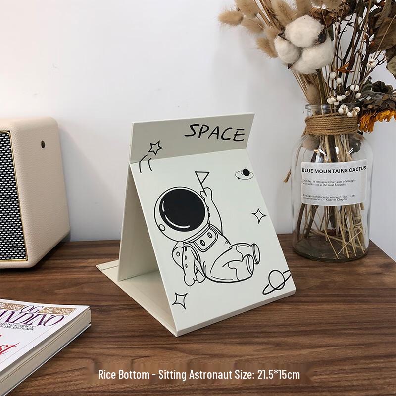 Beiyipin Portable Foldable Desktop Makeup Mirror