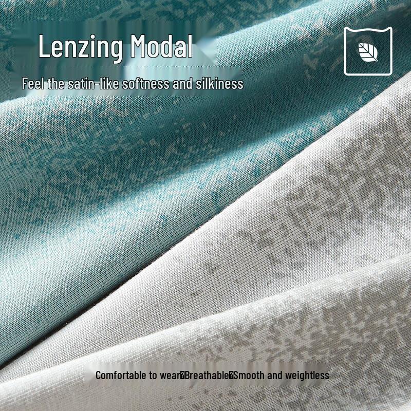 Miiow Men's Lenzing Modal Antibacterial Seamless Boxer Briefs (3-Pack)