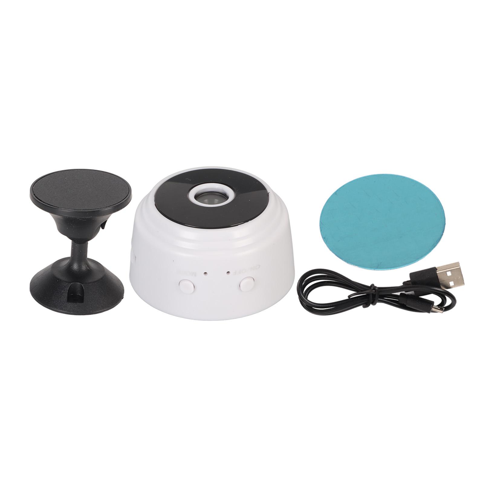 

WiFi Securtiy Камера Багатофункціональна 1080P HD Motion Detection Нічне бачення APP Контроль Indoor Home білий
