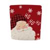 Removable Christmas Chair Cover Snowmen Santa Claus Xmas Dinner Chair Seat Cover Stretch Cartoon Seat Protector Dress-up Props