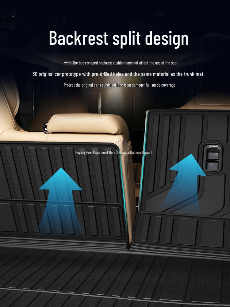 2025 ZHIJIE R7 Trunk Mat TPE Tail Box Mat 
