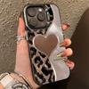 Leopard Phone Case for Xiaomi Redmi Note 7 8 9 9S 10 11 12 13 14 15 Pro Plus 4G 5G Anti Fall Matte Back Cover Heart-Shaped