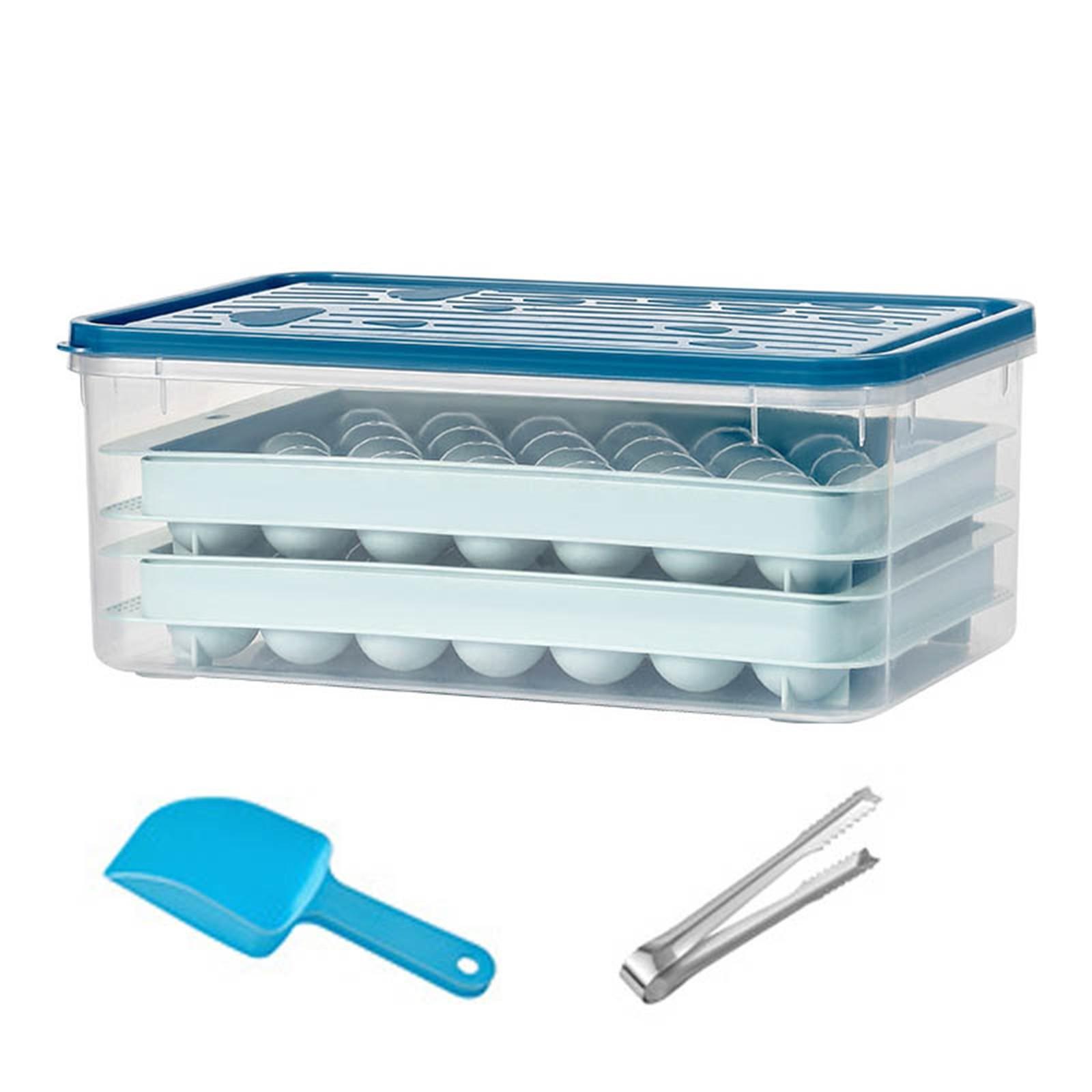 Круглые подносы для льда для морозильной камеры с крышкой, круглые подносы для льда для виски, коктейлей, напитков One Size