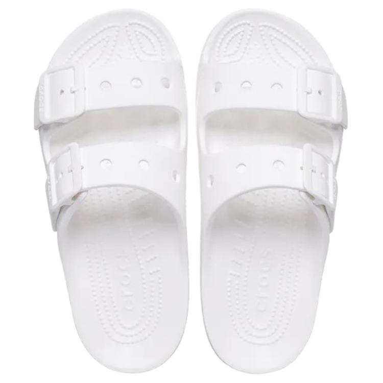 Crocs Classic Freedom Fashion Casual EVA Anti-Abrasion Slippers Women's White