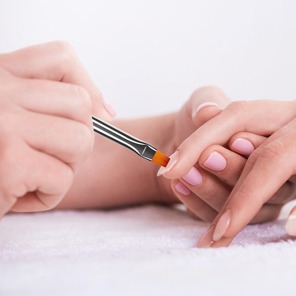 6PCS Set Nail Art Design Painting Pen Set Nail Art Tips UV Gel Nail Art Dotting Pen Acrylic Handle Rhinestone Crystal 2