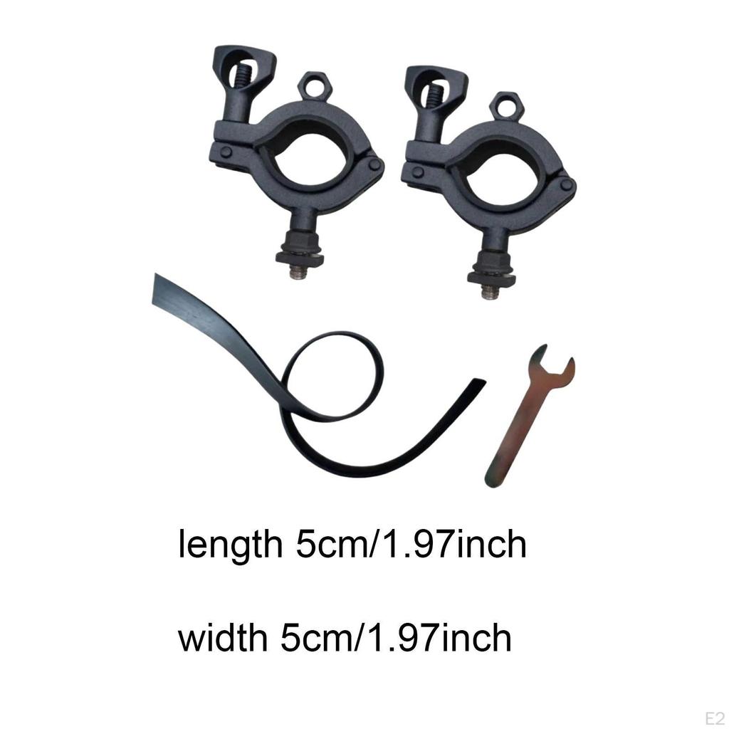 2 Pieces Roof Rack Shovels Mount Bracket, Axe Holder, Holder Rubber Grip Kit for