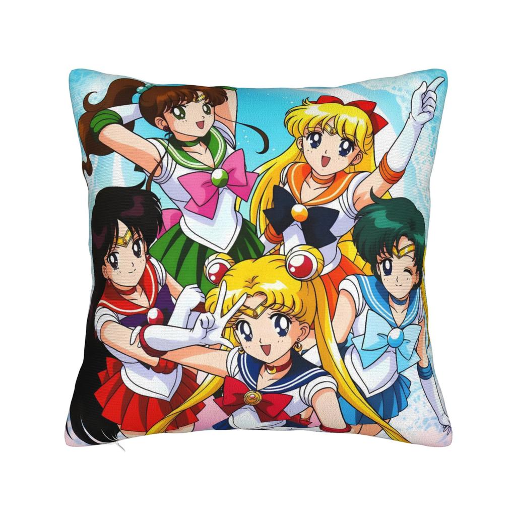 Sailor Moon Pillowcases Kawaii Pillow Case For Living Room Chair Design Pillow Cover