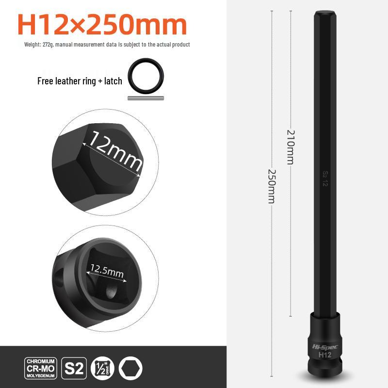 Hexagonal S2 Electric Impact Wrench Screwdriver Bit