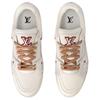 Louis Vuitton Trainer Cow Leather Low Top Skateboard Shoes Men's White 1AHTS7