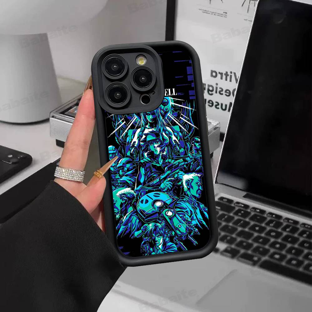 Phone Case Anime G-ghost In The S-shell for Samsung S26 S25 S24 S23 S22 S21 S20 F06 M16 Note 20 FE Ultra Soft Silicone TPU Cover
