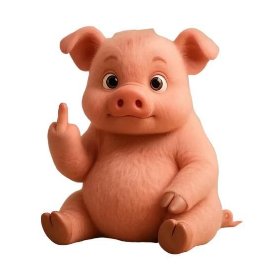 

Забавная плюшевая игрушка «Средний палец» Милая мягкая игрушка-животное Енот Панда Бык Кот