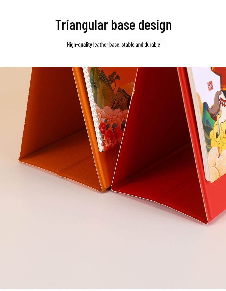 2026 Year of the Horse Desk Calendar with Double Ring Easel - Custom Corporate High-End Gift Box Edition