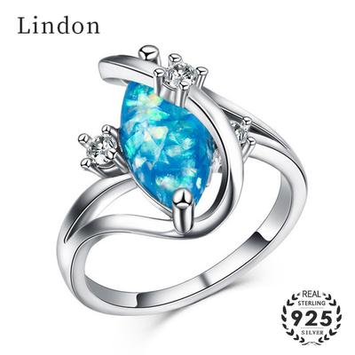 Lindon Trendy Versilberungsring, Schmuckring für Frauen, Hochzeitsgeschenke