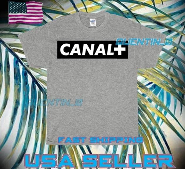 

NEW Shirt PREMIUM CANNAL PLUS TV LOGO T-Shirt FUNNY UNISEX SIZE S TO 5XL L