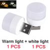 3 PCS USB LED Light Usb Lamp Eye Protection Reading Light Computer Reading Lamp Mobile Power Charging Book Lamps Night Light