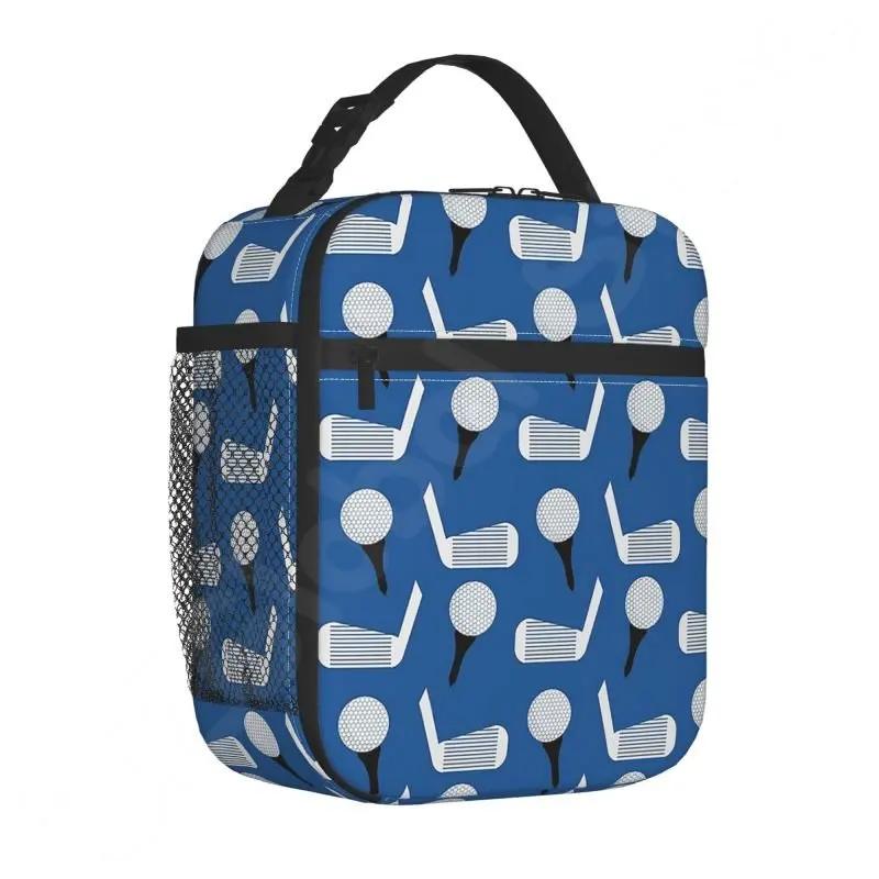Golf Ball Insulated Lunch Bag for Women Kids Leakproof Thermal Cooler Lunch Box for Work School Travel Beach Picnic Camping