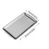 1PC Rectangular Dining Table Decoration Storage Tray New Stainless Steel Material Tray Outdoor Multiple Sizes Available