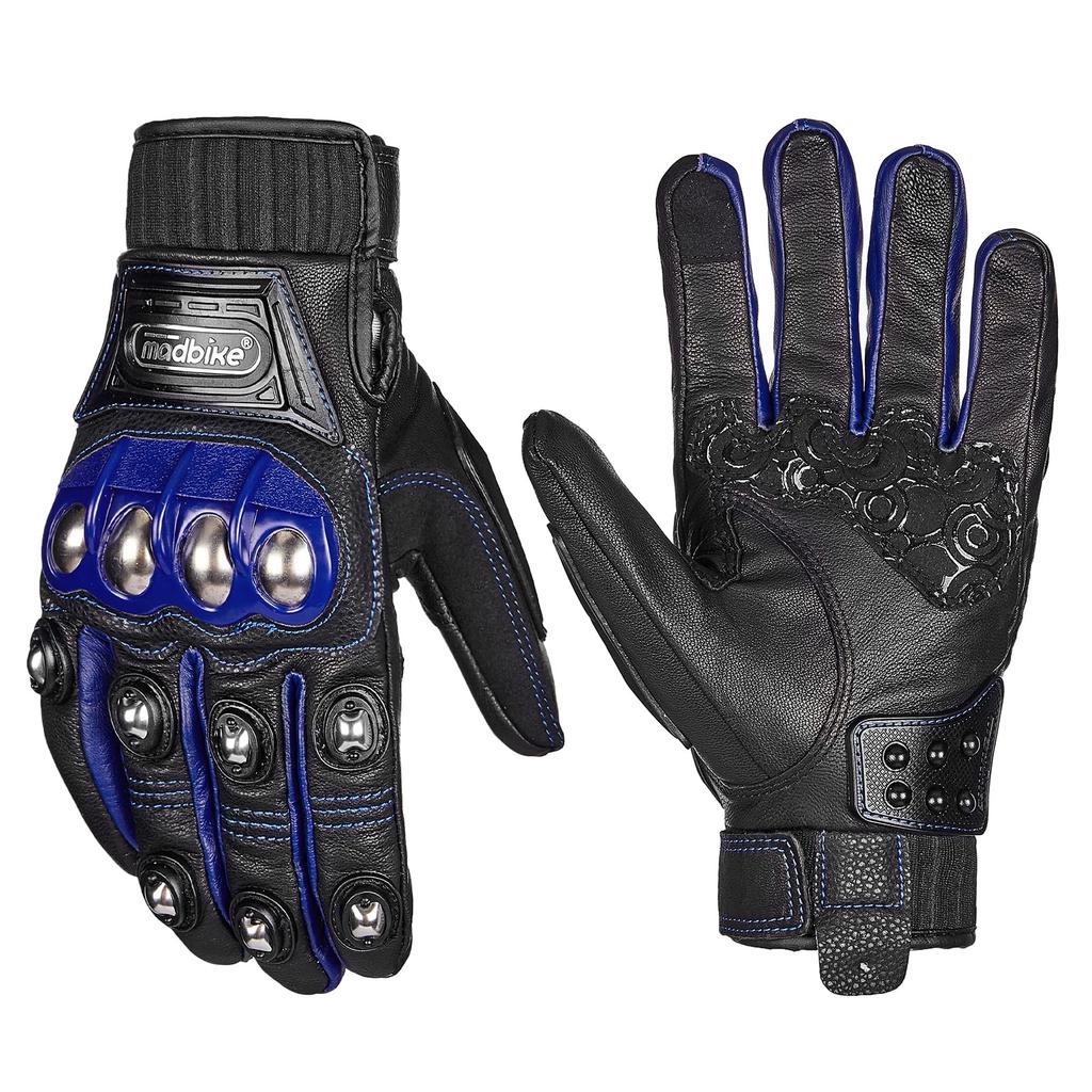 ILM Motorcycle All Hard Smartphone Touch Survival Motorcycle Leather Leather Gloves, Leather, Spring, Summer, Autumn, Seasons, Protector, Compatible,