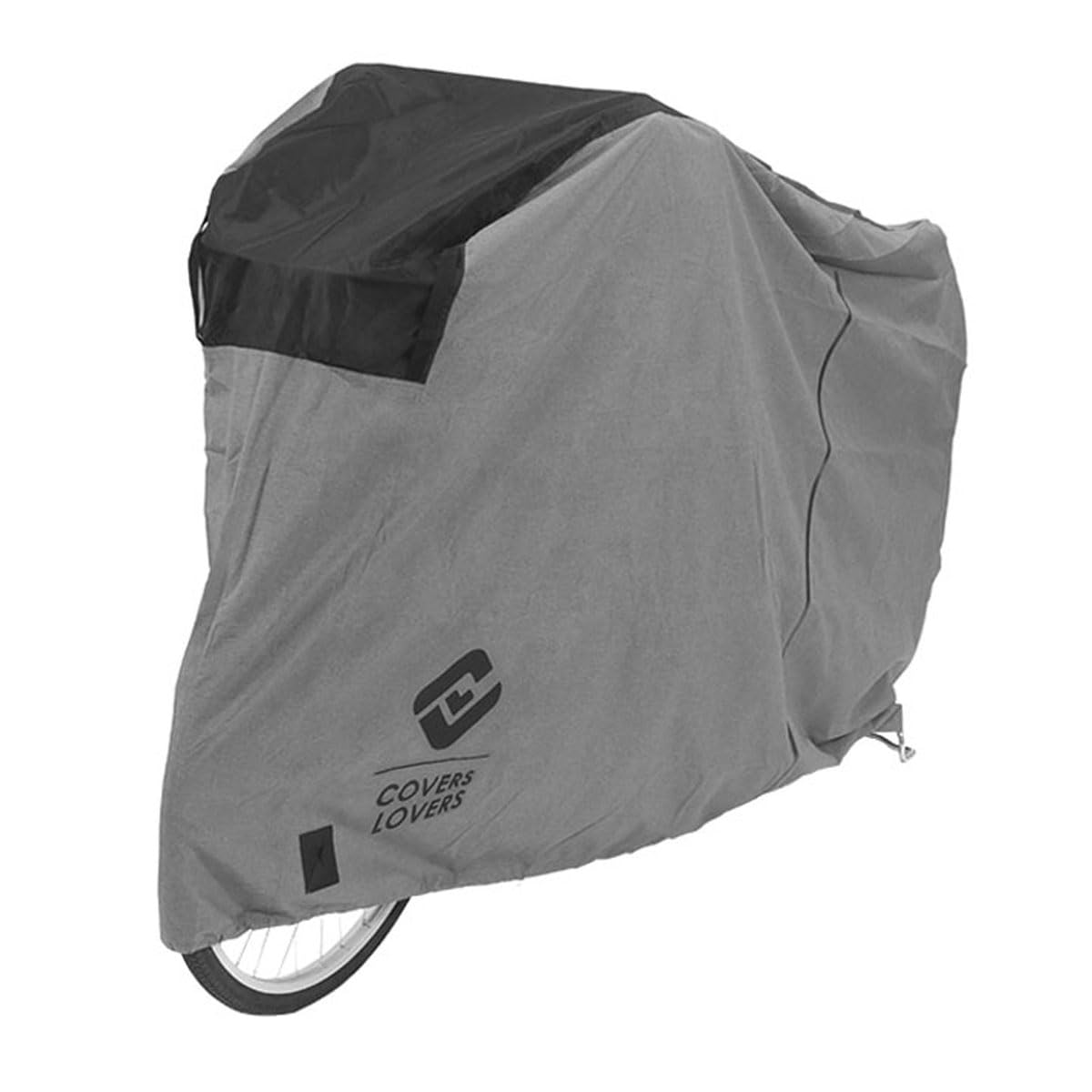 

COVERS LOVERS Bicycle Body Cover for Assisted Rear Heather Gray Baskets,