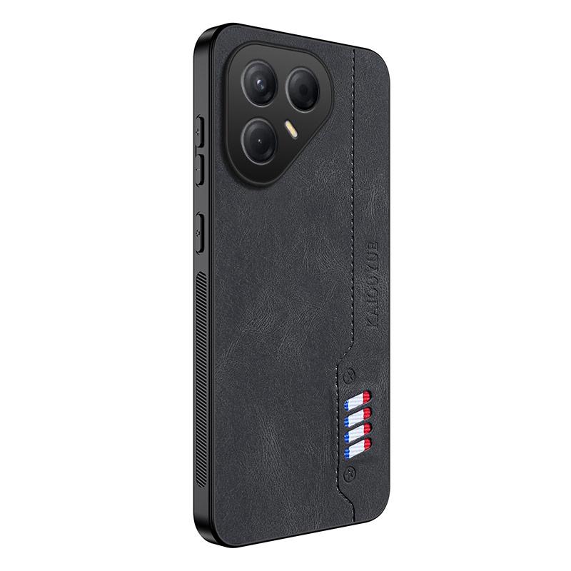 For Tecno Pova 7 4G Skin Feel Matte Leather Phone Case Soft Back Cover Funda For Tecno Pova 7 Protector