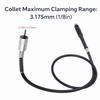 Flexible Cable Flexible Drive Shaft 1/8 Chucks Power Drill Converter  Woodworking Tools