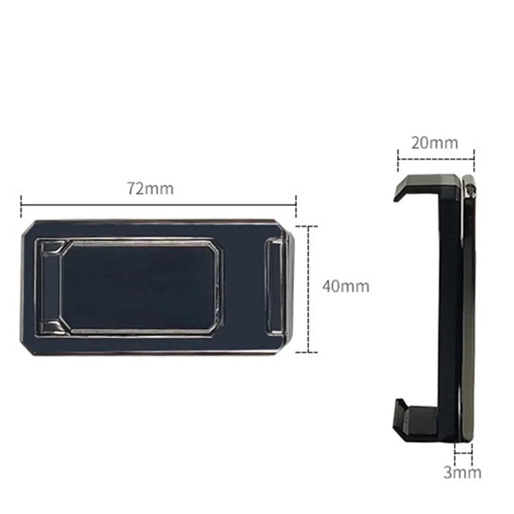 Rückseitiger fester Clip Faltbarer Handyhalter Magnetische Metall-Handyhalterung 360° Drehbar Einstellbare Desktop-Handyhalterung für Reisen