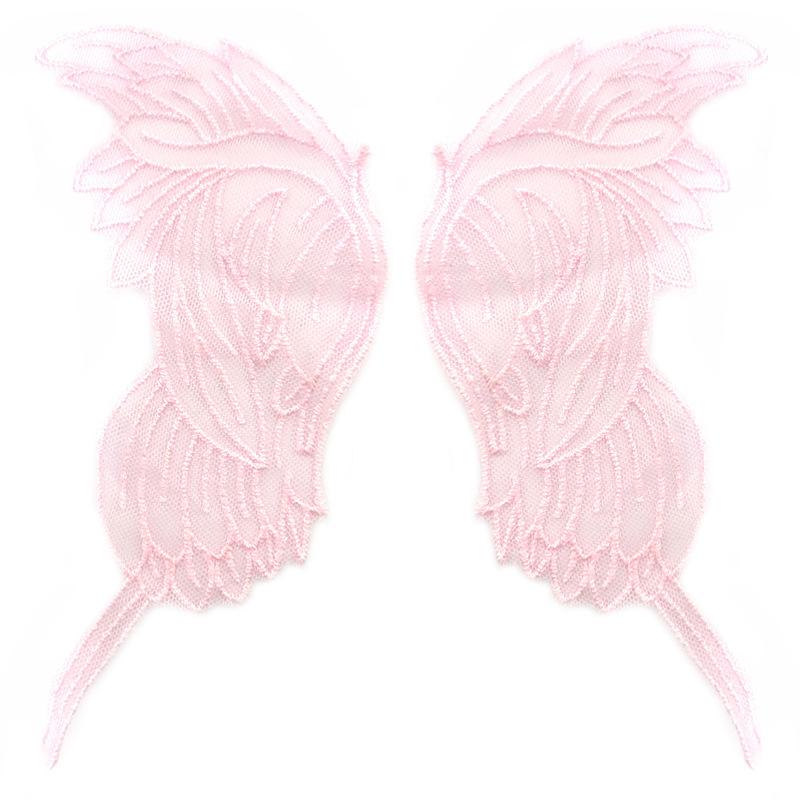 Spitzennetz-Stickerei Schmetterling-Aufkleber Beige zu Blumen transparentes Netz-Bodenstickerei DIY-Spitzenzubehör symmetrische Blumenteile