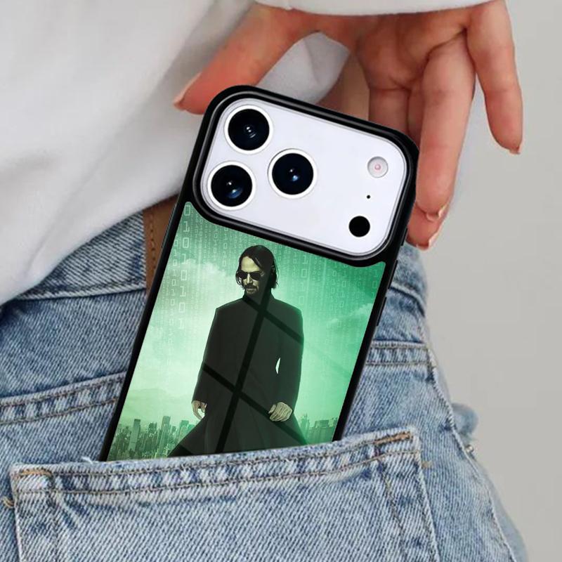 Matrix Phone Case for iPhone 17ProMax 12 13 14 15 16e 17 Pro Max Plus Air Cover