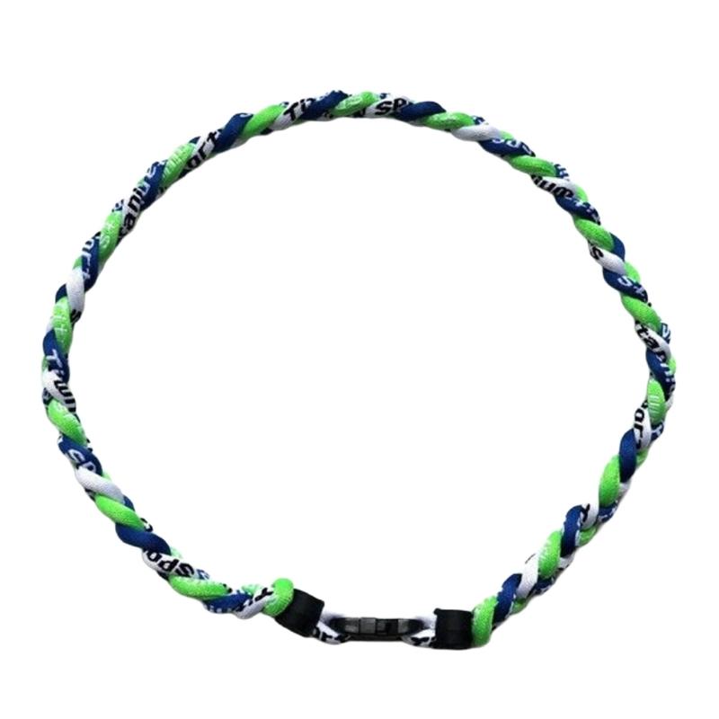 Braided Necklace Adjustable Sports Necklace Unique Charm Necklace Fashion Neck Jewelry Fabric Necklace for Man and Boys