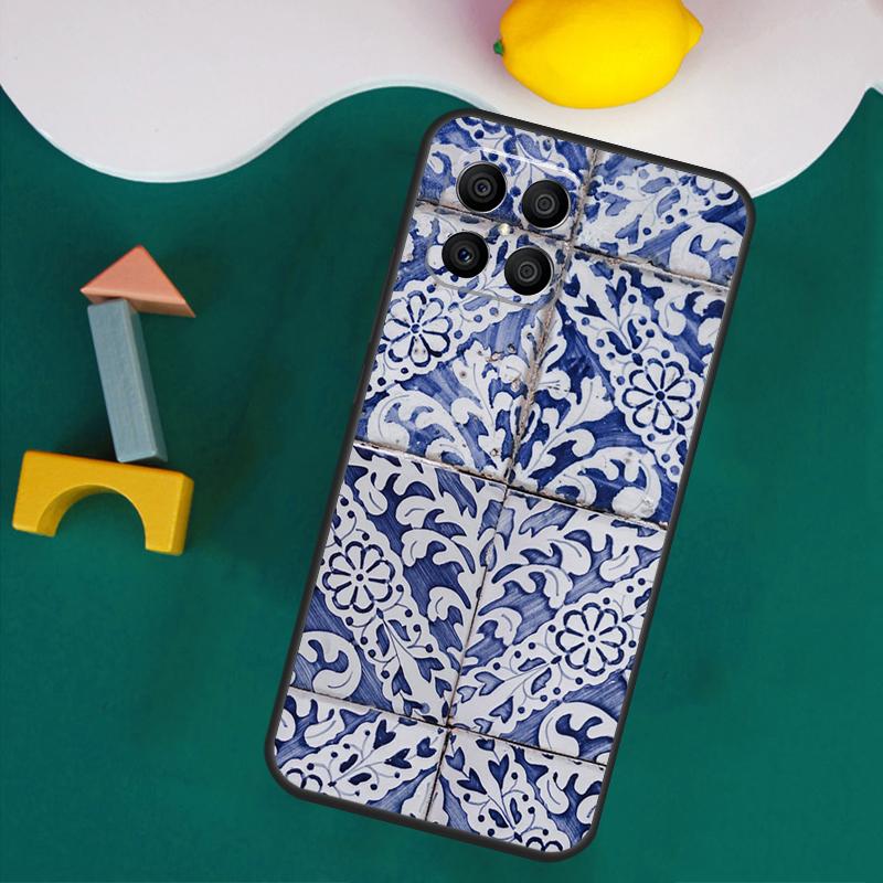 

Portuguese Tiles Case For Honor Magic 7 5 6 Lite Honor 200 Pro 50 70 90 Lite X9a X8a X8 X9 X8b X9c X9b Cover Honor 200 Pro