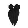 Large Bow Hair Clip with Long Tails Fabric Hair Accessory for Women and Girls Stylish Hair Ornament for Everyday Use and Special Occasions