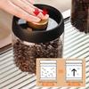 Vacuum Sealed Jar Coffee Bean Storage Bottle Kitchen Food Grain Tea Glass Jar Fresh Storage Jar Kitchen Accessories Kitchen Jars