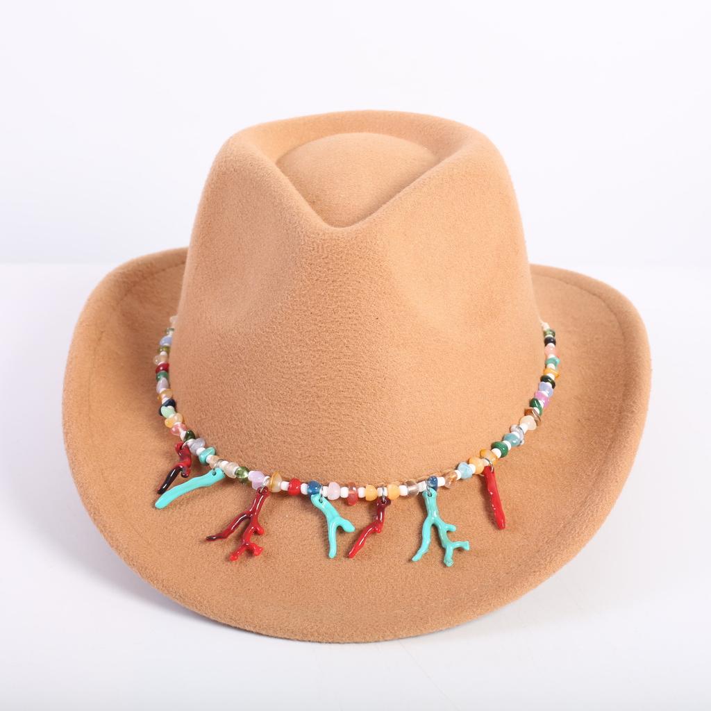 Popular children's fashion cute western cowboy hat, small rancher outdoor children's jazz hat