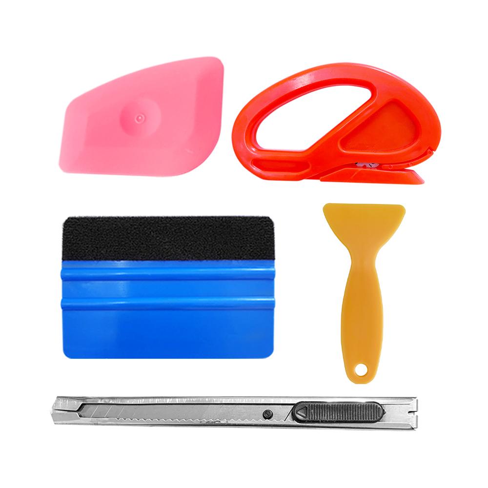 Car Film Wrap Tool Kit Vinyl Squeegee Window Film Tool Kit Can Be Used for Truck  Auto Motorcycle Film Car Accessories