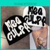 Style Street Letter Pattern Neutral Plush Casual Knitted Hat For Fall And Winter