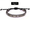 Bohemian Handmade Woven Crystal Beaded Friendship Bracelet for Women