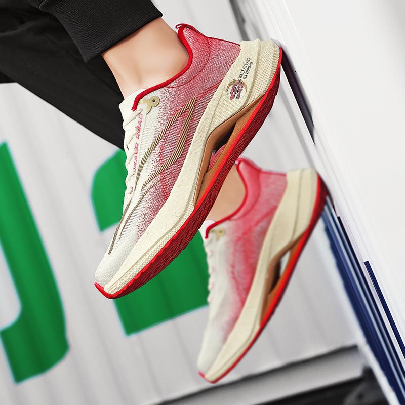 Pantofi Sport Respirabili de Vară Placă din Fibră de Carbon pe Toată Lungimea Pantofi Casual Ușori Durabili cu Talpă Groasă Pantofi de Alergare