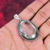 White Topaz 925 Solid Sterling Silver Pendant, Handmade Gemstone Jewelry Pendant, For Memorial Day