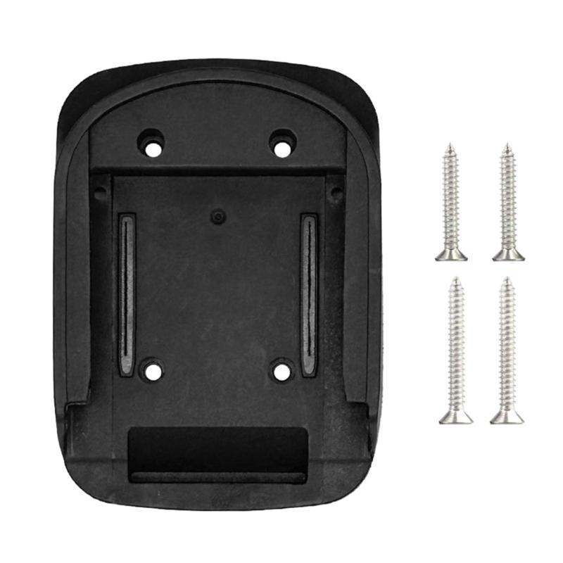 

Secure Mounting Bracket Rack for Lithium Batteries and Tool Stable Installation on Wall or Desk Includes Hardware Screws