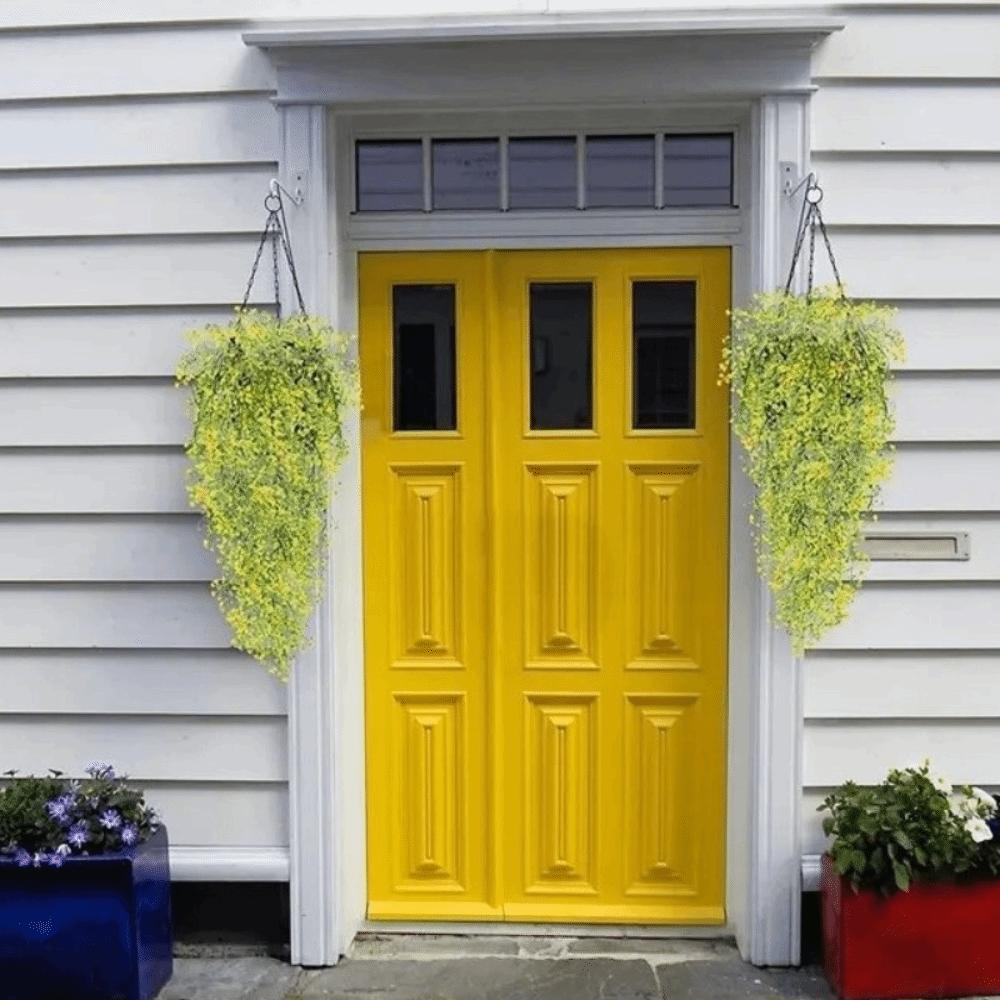 Plastikowe Sztuczne Rośliny Pnącze Realistyczne Sztuczne Rośliny Pnącze Symulacja Zieleni Dekoracja Domu