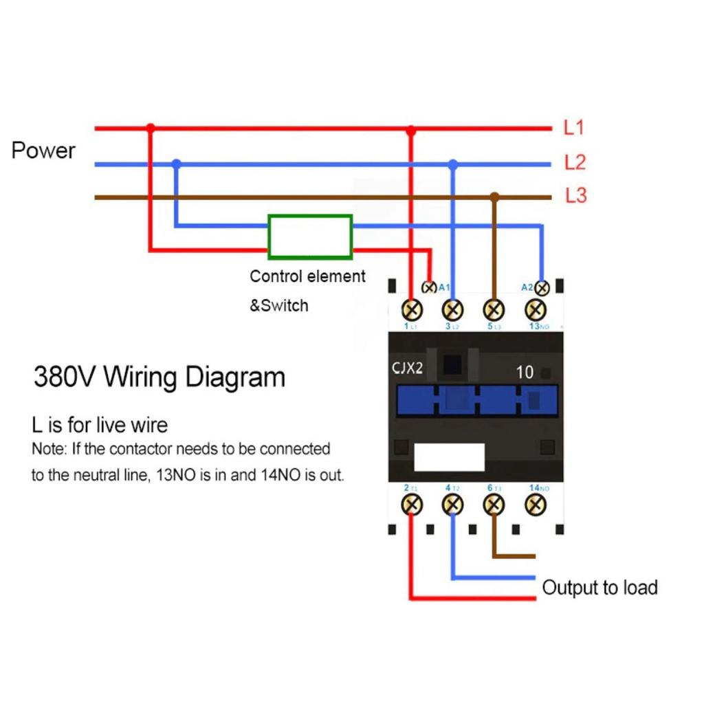 AC36V 80A Contactor Silver Contact 3 Phase Low Pressure Electric Contactor for Power Application